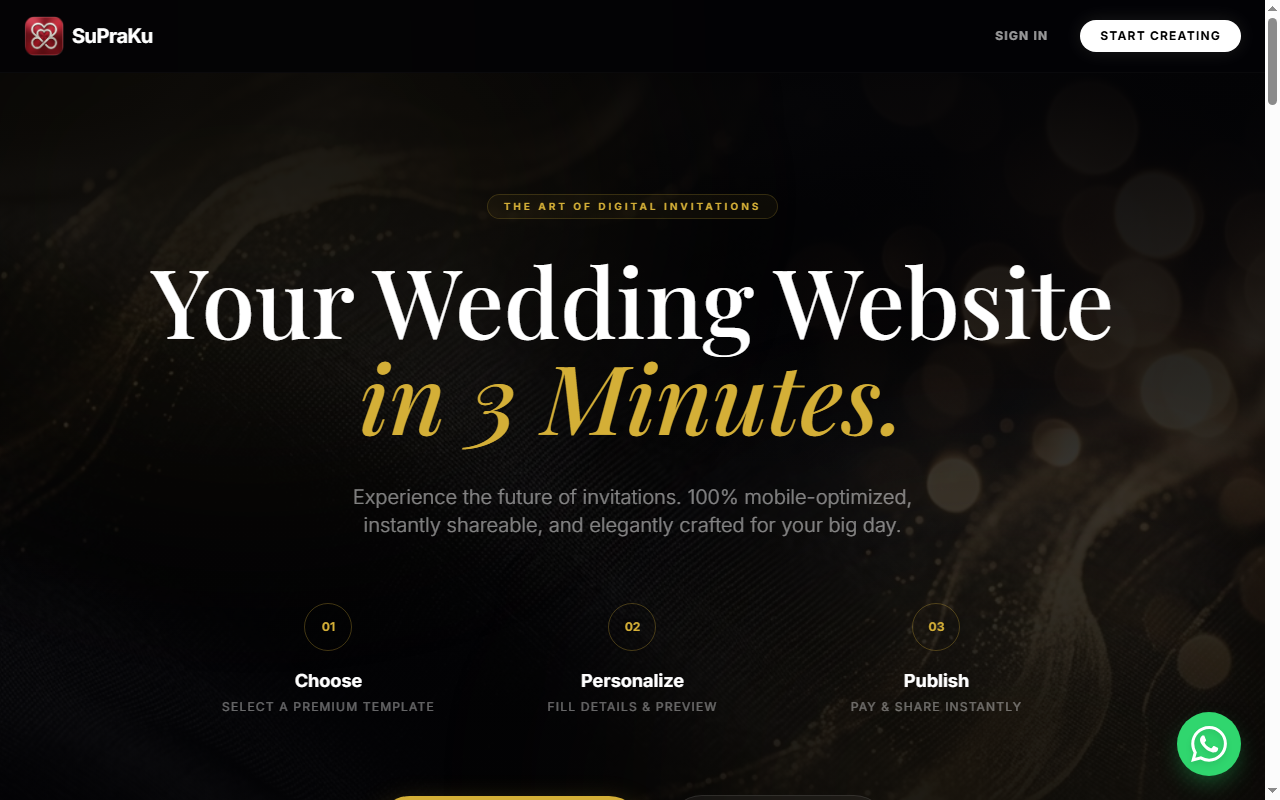 SuPraKu Website Screenshot